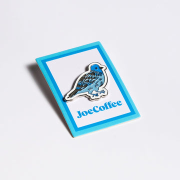 New York Pigeon Enamel Pin - Joe Coffee Company